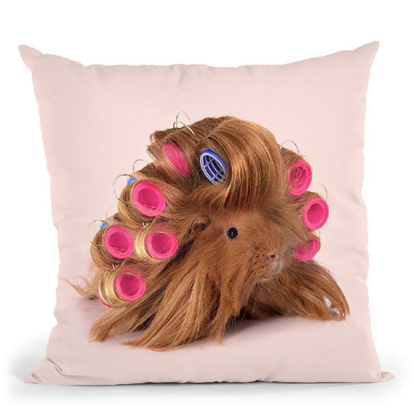 Hairy Guinea Pig Throw Pillow By Paul Fuentes