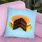 Hamburger Cake Throw Pillow By Paul Fuentes