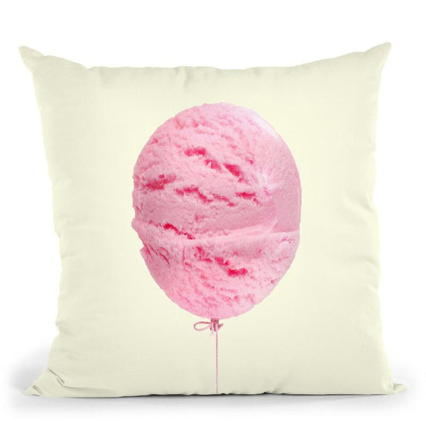 Ice Cream Balloon Throw Pillow By Paul Fuentes