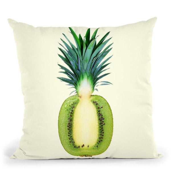 Kiwi Pineapple Throw Pillow By Paul Fuentes