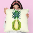 Kiwi Pineapple Throw Pillow By Paul Fuentes