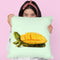 Mango Tortuga Throw Pillow By Paul Fuentes
