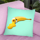 Banana Paint Throw Pillow By Paul Fuentes