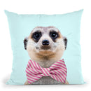 Meerkat Throw Pillow By Paul Fuentes