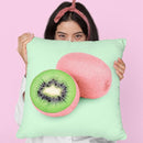 Pinkiwi Throw Pillow By Paul Fuentes