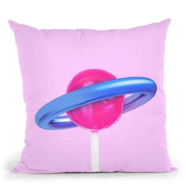 Planet Lolipopo Throw Pillow By Paul Fuentes