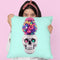Skull Machine Throw Pillow By Paul Fuentes