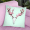 Skull Cherry Throw Pillow By Paul Fuentes