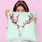 Skull Cherry Throw Pillow By Paul Fuentes