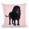 Black Lion Throw Pillow By Paul Fuentes