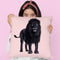 Black Lion Throw Pillow By Paul Fuentes