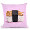 Sushi Cat Throw Pillow By Paul Fuentes