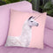 Unicorn Lama Throw Pillow By Paul Fuentes