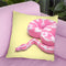 Yellow Snake Throw Pillow By Paul Fuentes