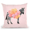 Zebra Balloon Throw Pillow By Paul Fuentes