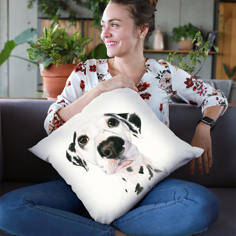 Milo V2 Throw Pillow By Patsy Ducklow