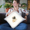 Cutie I Throw Pillow By Patsy Ducklow