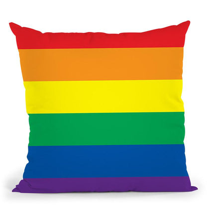Flag Gay Pride Throw Pillow By Pride Designs - by all about vibe