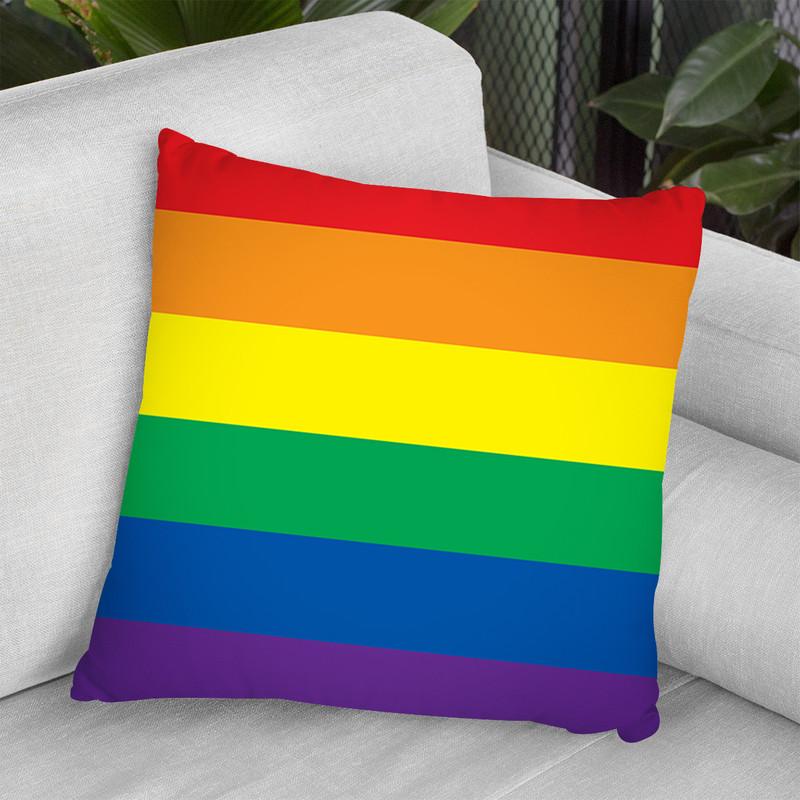 Flag Gay Pride Throw Pillow By Pride Designs - by all about vibe