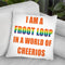 I Am A Fruit Loop Throw Pillow By Pride Designs - by all about vibe
