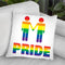 Guy Gay Pride Throw Pillow By Pride Designs - by all about vibe