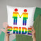 Guy Gay Pride Throw Pillow By Pride Designs - by all about vibe