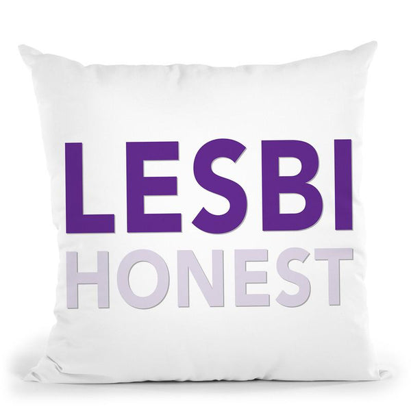 Lesbihonest Gay Pride Throw Pillow By Pride Designs - by all about vibe