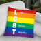 Lgbt Gay Pride Throw Pillow By Pride Designs - by all about vibe
