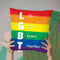 Lgbt Gay Pride Throw Pillow By Pride Designs - by all about vibe