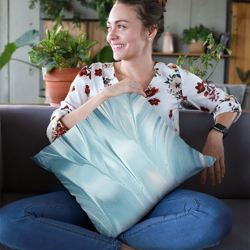 Flowing Water Iii Throw Pillow By Piper Rhue