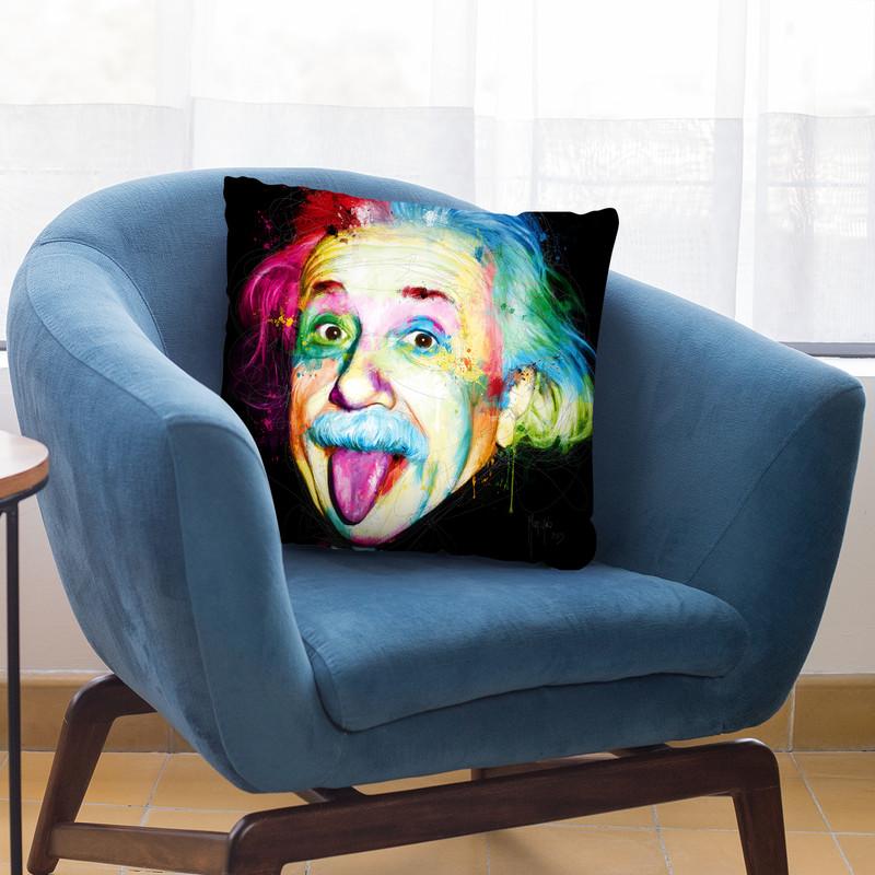 Albert Einstein Throw Pillow By Patrice Murciano