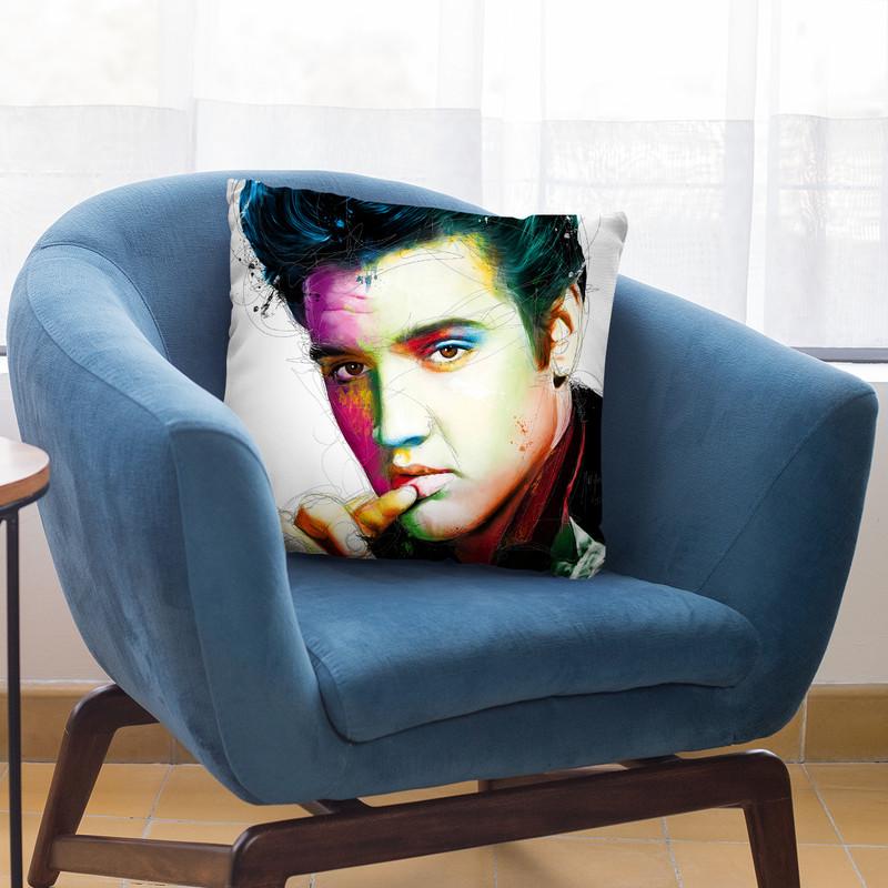 Elvis Throw Pillow By Patrice Murciano