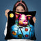 First Pig In Space Throw Pillow By Patrice Murciano
