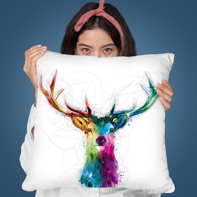 Free And Wild Throw Pillow By Patrice Murciano