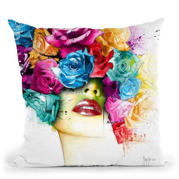 La Vie En Rose Throw Pillow By Patrice Murciano