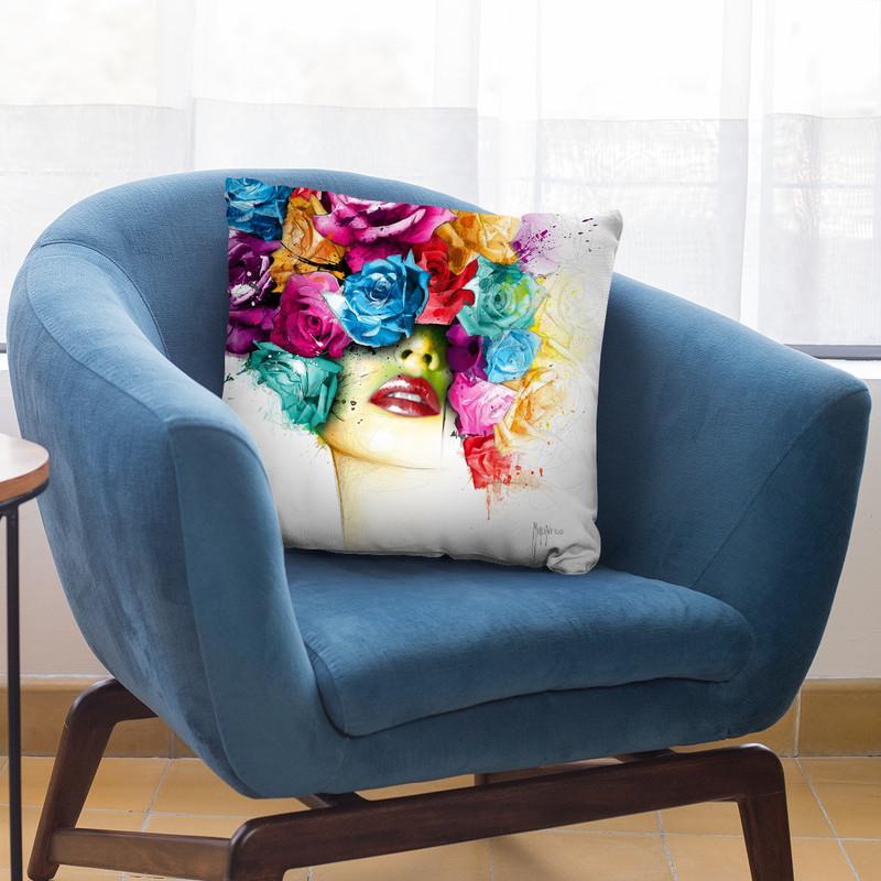 La Vie En Rose Throw Pillow By Patrice Murciano