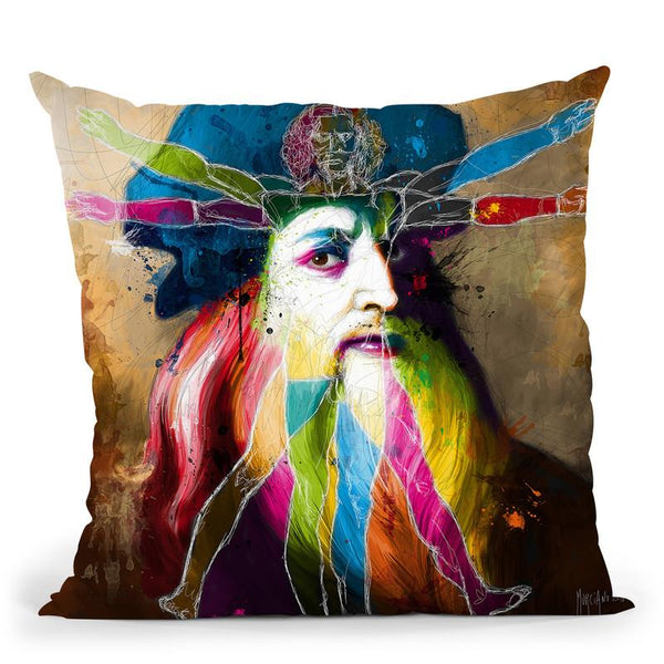 Leonard Throw Pillow By Patrice Murciano