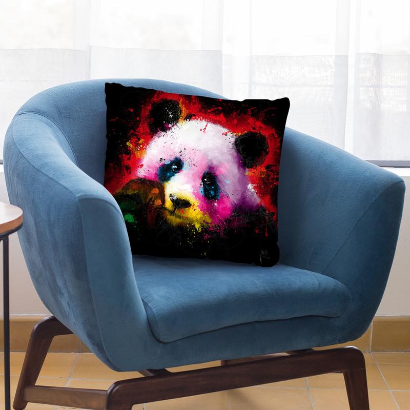 Panda Pop Throw Pillow By Patrice Murciano