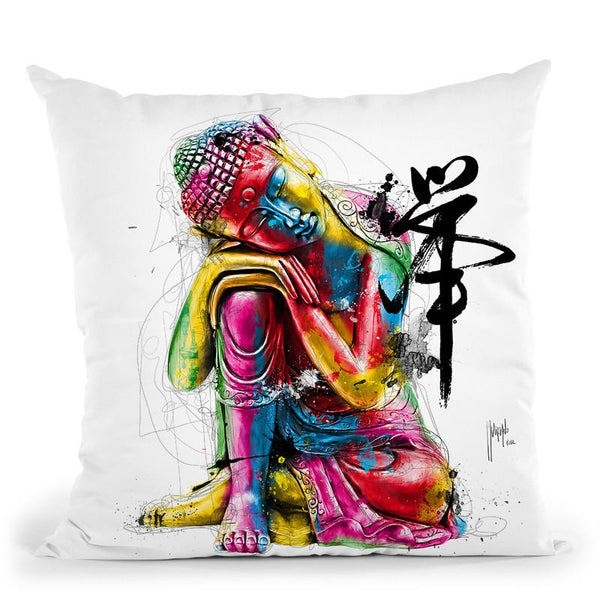 Bouddha Fengui Throw Pillow By Patrice Murciano