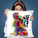 Bouddha Fengui Throw Pillow By Patrice Murciano
