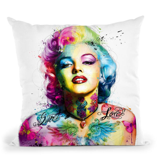 Poupoupidou Throw Pillow By Patrice Murciano