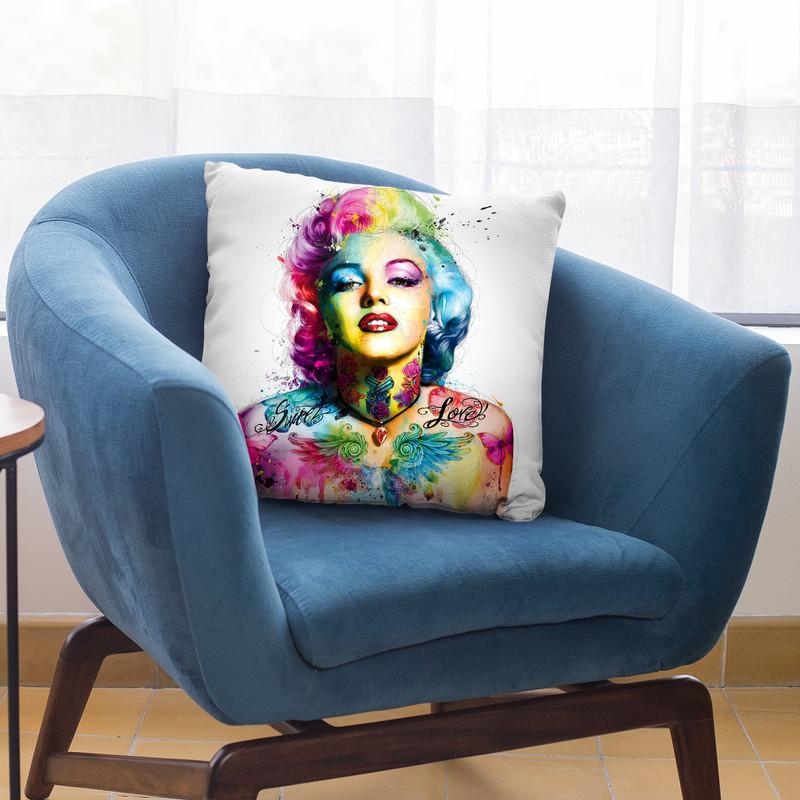 Poupoupidou Throw Pillow By Patrice Murciano