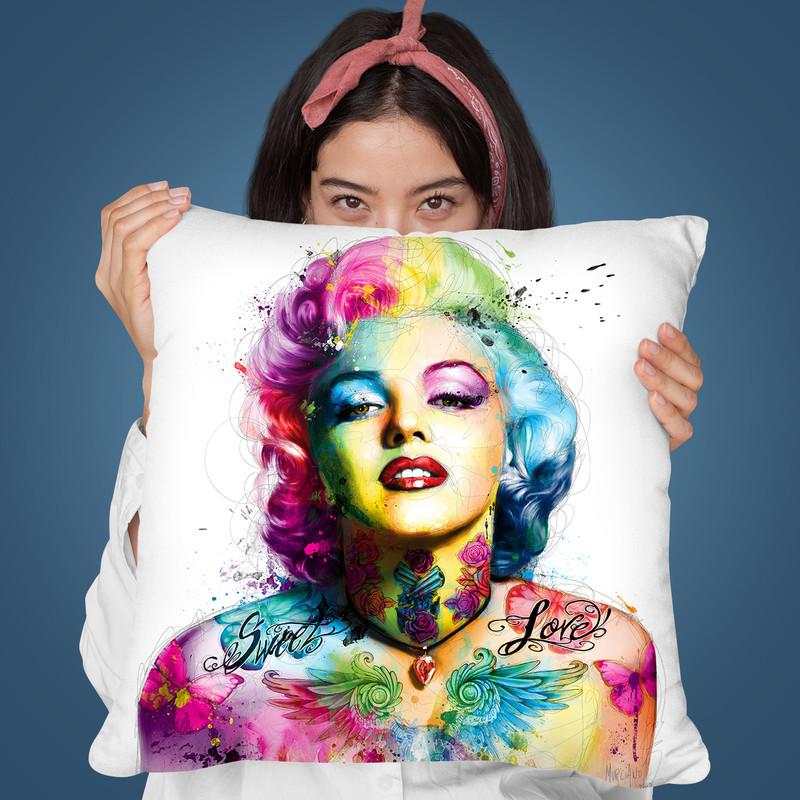 Poupoupidou Throw Pillow By Patrice Murciano