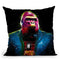 Rock N' Kong Throw Pillow By Patrice Murciano