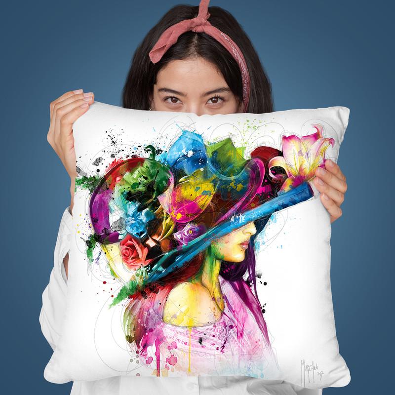 Romantic Flowers Throw Pillow By Patrice Murciano