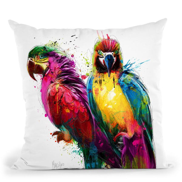 Tropical Colors Throw Pillow By Patrice Murciano