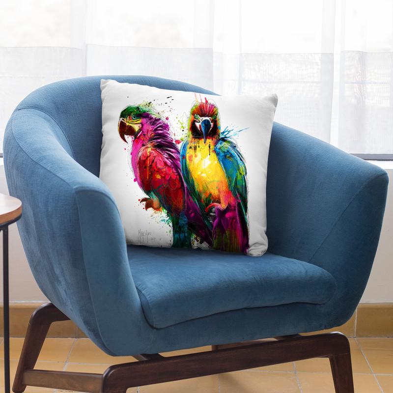 Tropical Colors Throw Pillow By Patrice Murciano