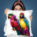 Tropical Colors Throw Pillow By Patrice Murciano