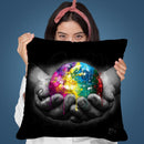 We Are The World Throw Pillow By Patrice Murciano