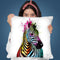 Zebra Pop Throw Pillow By Patrice Murciano